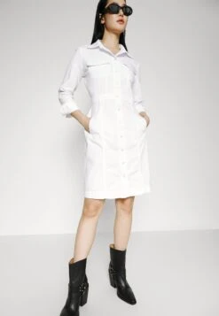 7 For All Mankind Luxe Dress Foam - Vestido De Tubo - White -7 For All Mankind 00f9fed3995946e58960e255940dd4f4