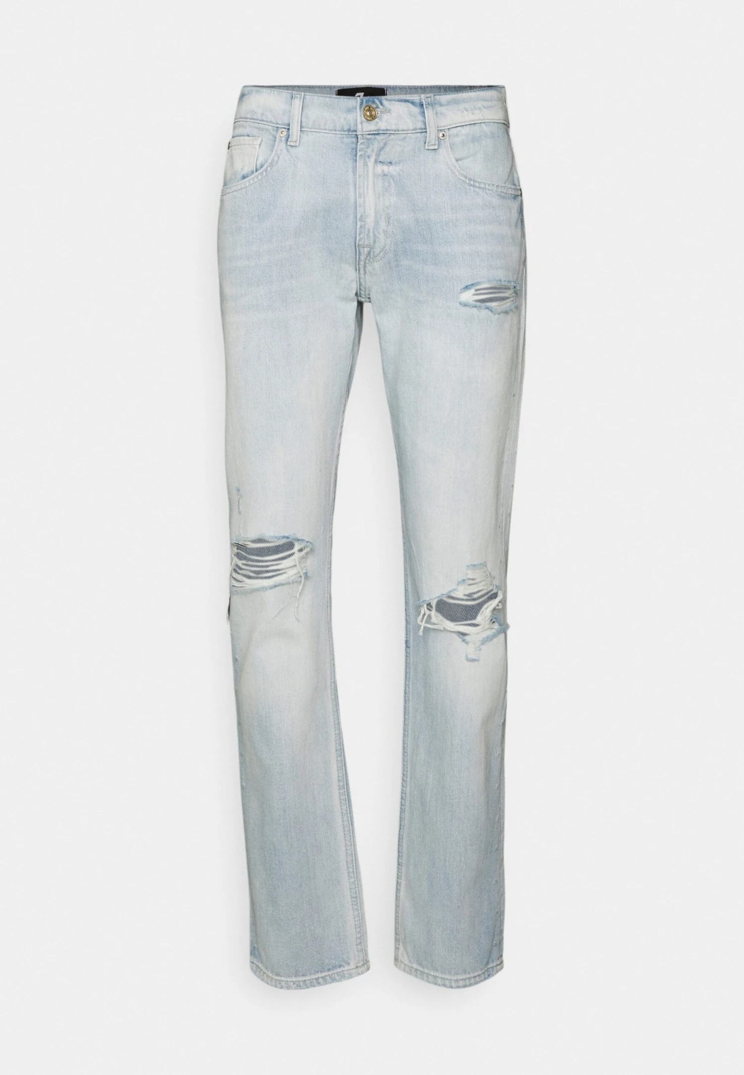 7 For All Mankind The Straight With Handstitched Details - Vaqueros Rectos - Light Blue 4 7 For All Mankind The Straight With Handstitched Details - Vaqueros Rectos - Light Blue - Imagen 4