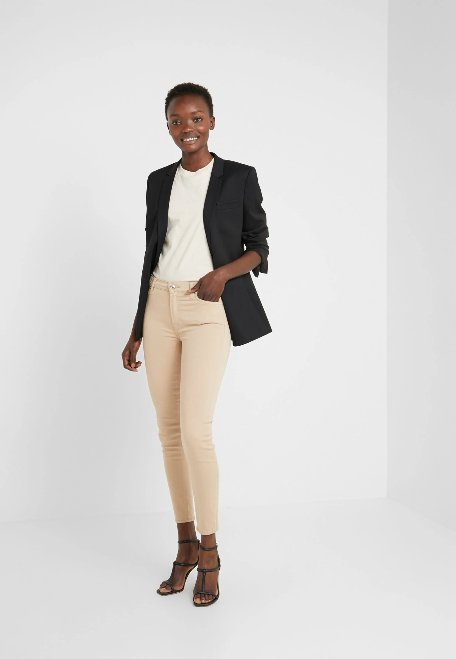 7 For All Mankind Crop - Vaqueros Pitillo - Sandcastle 2 7 For All Mankind Crop - Vaqueros Pitillo - Sandcastle - Imagen 2