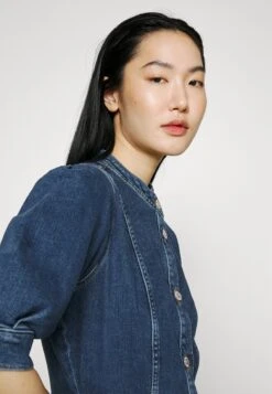 7 For All Mankind Marina Dress Cruise - Vestido Vaquero - Mid Blue -7 For All Mankind 078a61ef80264e41841f820ceb40bb39