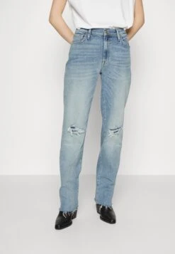 7 For All Mankind Ellie- Vaqueros Rectos - Light Blue