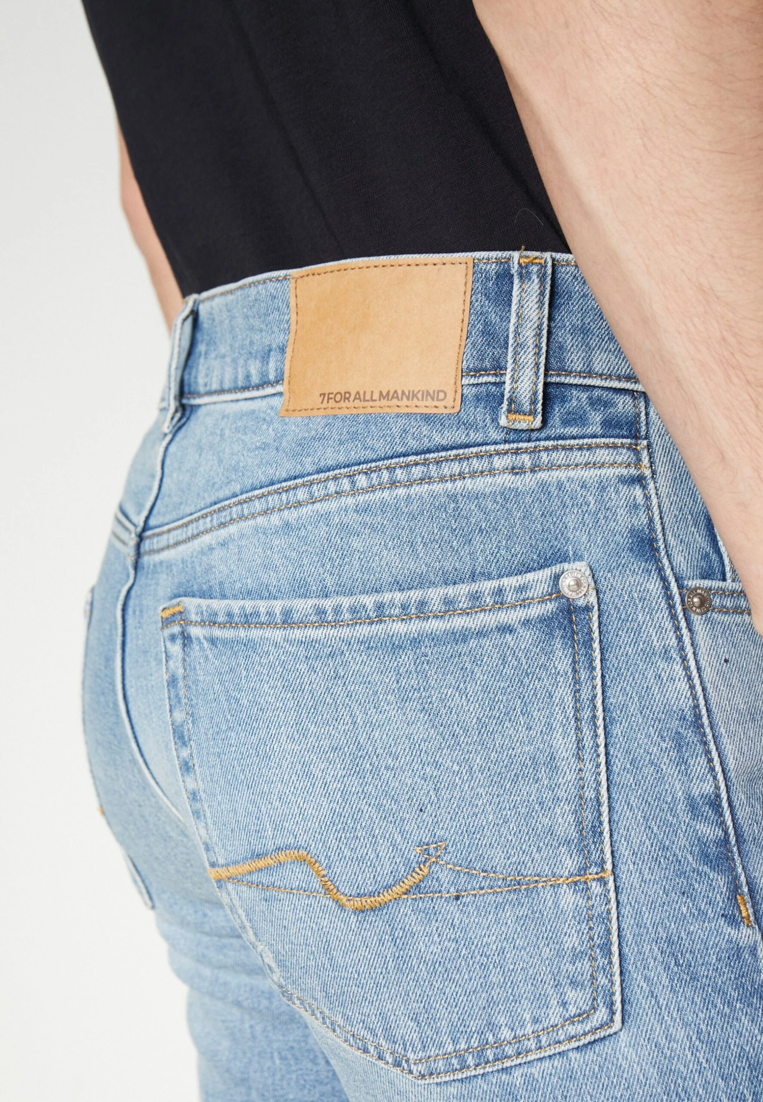 7 For All Mankind Slimmy Wander - Vaqueros Slim Fit - Light Blue 5 7 For All Mankind Slimmy Wander - Vaqueros Slim Fit - Light Blue - Imagen 5