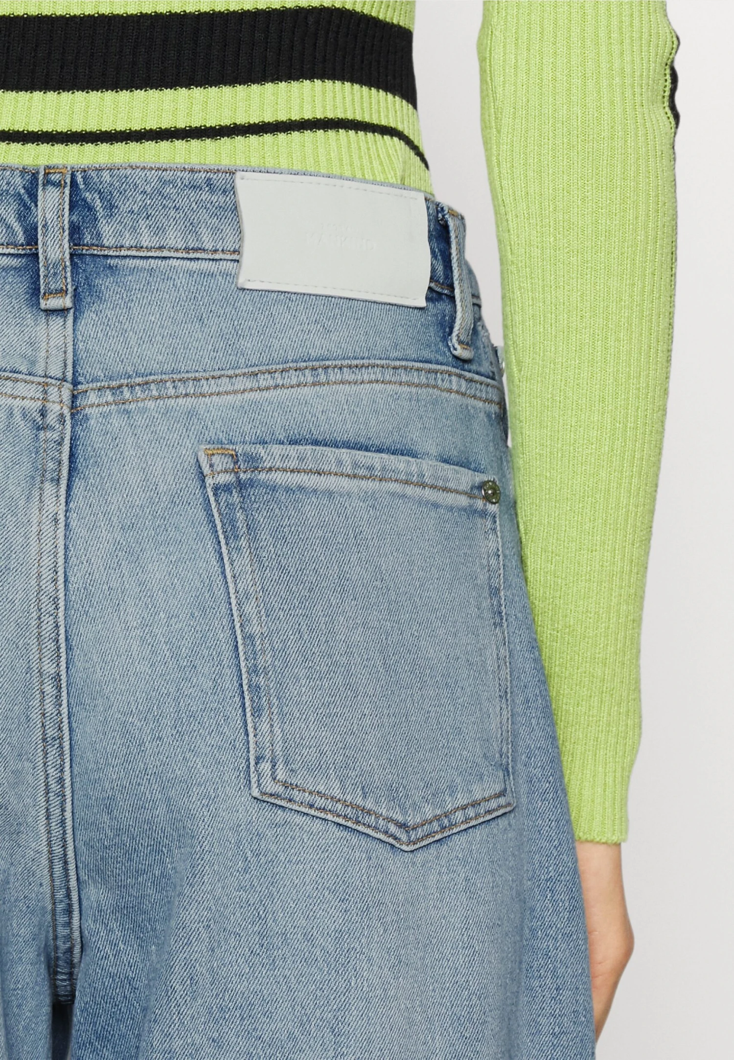 7 For All Mankind Zoey Air Wash - Vaqueros Rectos - Light Blue 5 7 For All Mankind Zoey Air Wash - Vaqueros Rectos - Light Blue - Imagen 5