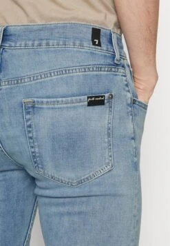 7 For All Mankind Slimmy Left Hand Crest - Vaqueros Tapered - Light Blue 9 7 For All Mankind Slimmy Left Hand Crest - Vaqueros Tapered - Light Blue -7 For All Mankind 11479d8270664054b4379565e69f3466