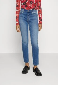 7 For All Mankind Roxanne Bair Eco High Hopes - Vaqueros Slim Fit - Light Blue