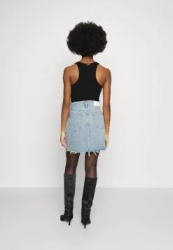 7 For All Mankind Mia Skirt Air Wash - Minifalda - Light Blue -7 For All Mankind 136ac015f71e4600a0c7dace4ef59a35