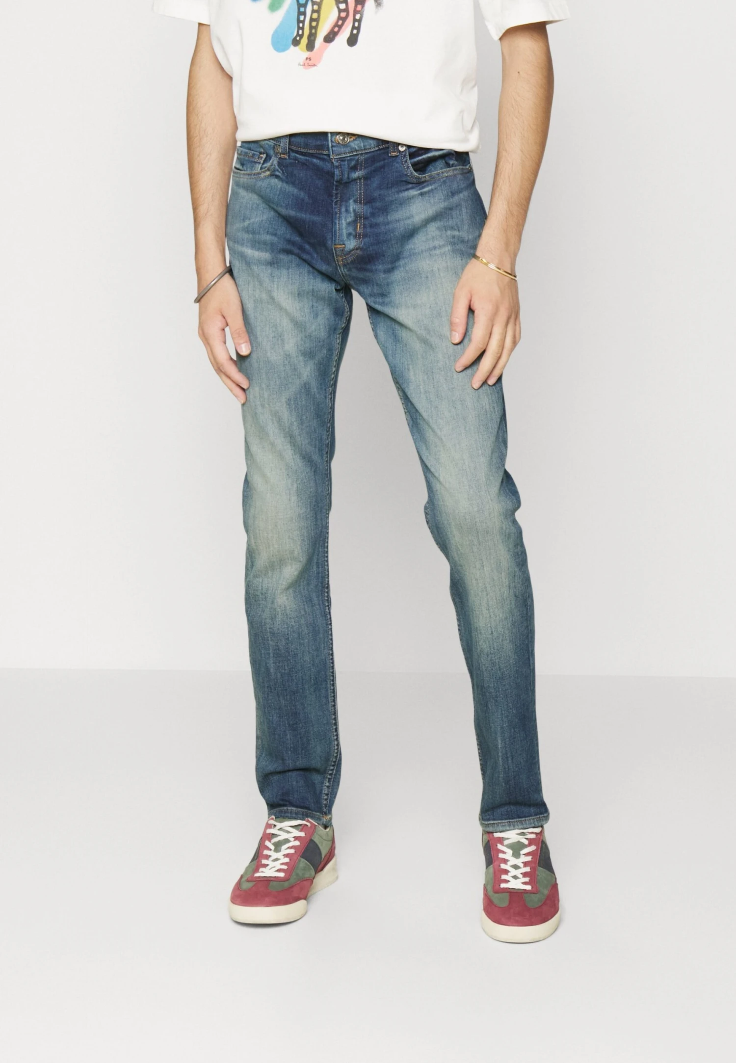 7 For All Mankind Paxtyn - Vaqueros Pitillo - Dark Blue 1 7 For All Mankind Paxtyn - Vaqueros Pitillo - Dark Blue