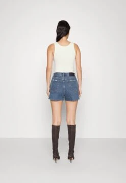 7 For All Mankind Easy Ruby Short Blaze - Shorts Vaqueros - Mid Blue -7 For All Mankind 163d444d2f4643f8ad54769e63a91308