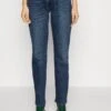 7 For All Mankind Ellie Luxvinspo - Vaqueros Rectos - Dark Blue