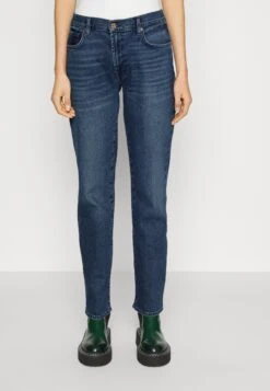 7 For All Mankind Ellie Luxvinspo - Vaqueros Rectos - Dark Blue