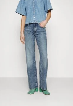 7 For All Mankind Tess Trouser Empathy - Vaqueros Boyfriend - Mid Blue