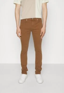 7 For All Mankind Paxtyn Left Hand - Vaqueros Pitillo - Brown