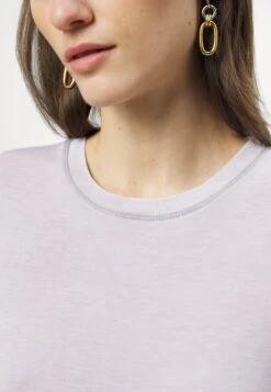 7 For All Mankind Liv Crewneck- Camiseta Básica - Violet -7 For All Mankind 1b59ce9a360f4439b4225ff88f59234e