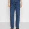 7 For All Mankind Tess Trouser Blaze - Vaqueros Rectos - Mid Blue