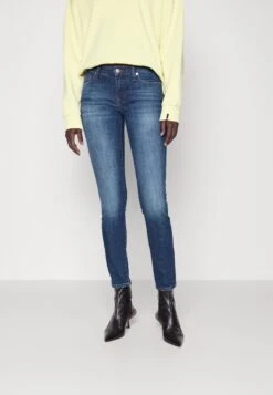 7 For All Mankind Pyper Illusion Force - Vaqueros Slim Fit - Dark Blue