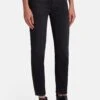 7 For All Mankind Roxanne Bair Truthful - Vaqueros Pitillo - Black