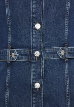 7 For All Mankind Marina Dress Cruise - Vestido Vaquero - Mid Blue -7 For All Mankind 224567e0bcf542a3941d3bf91087568e