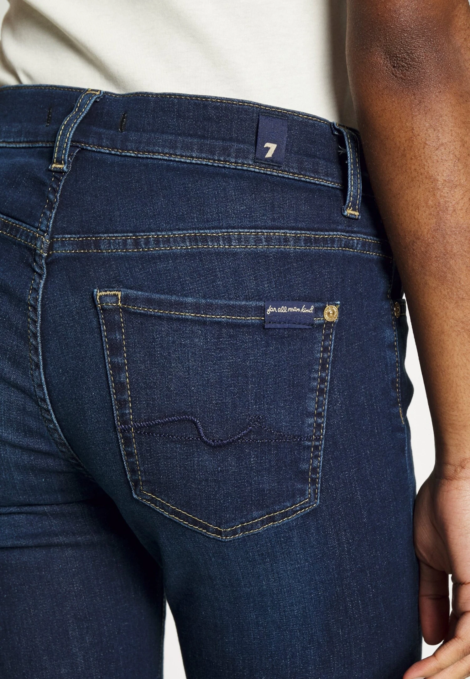 7 For All Mankind Bootcut Tailorless Baecriin - Vaqueros Bootcut - Dark Blue 5 7 For All Mankind Bootcut Tailorless Baecriin - Vaqueros Bootcut - Dark Blue - Imagen 5