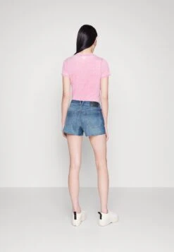 7 For All Mankind Monroe Rock With Me - Shorts Vaqueros - Mid Blue -7 For All Mankind 23e5d1602cc94ae3990e7101a80bf85c