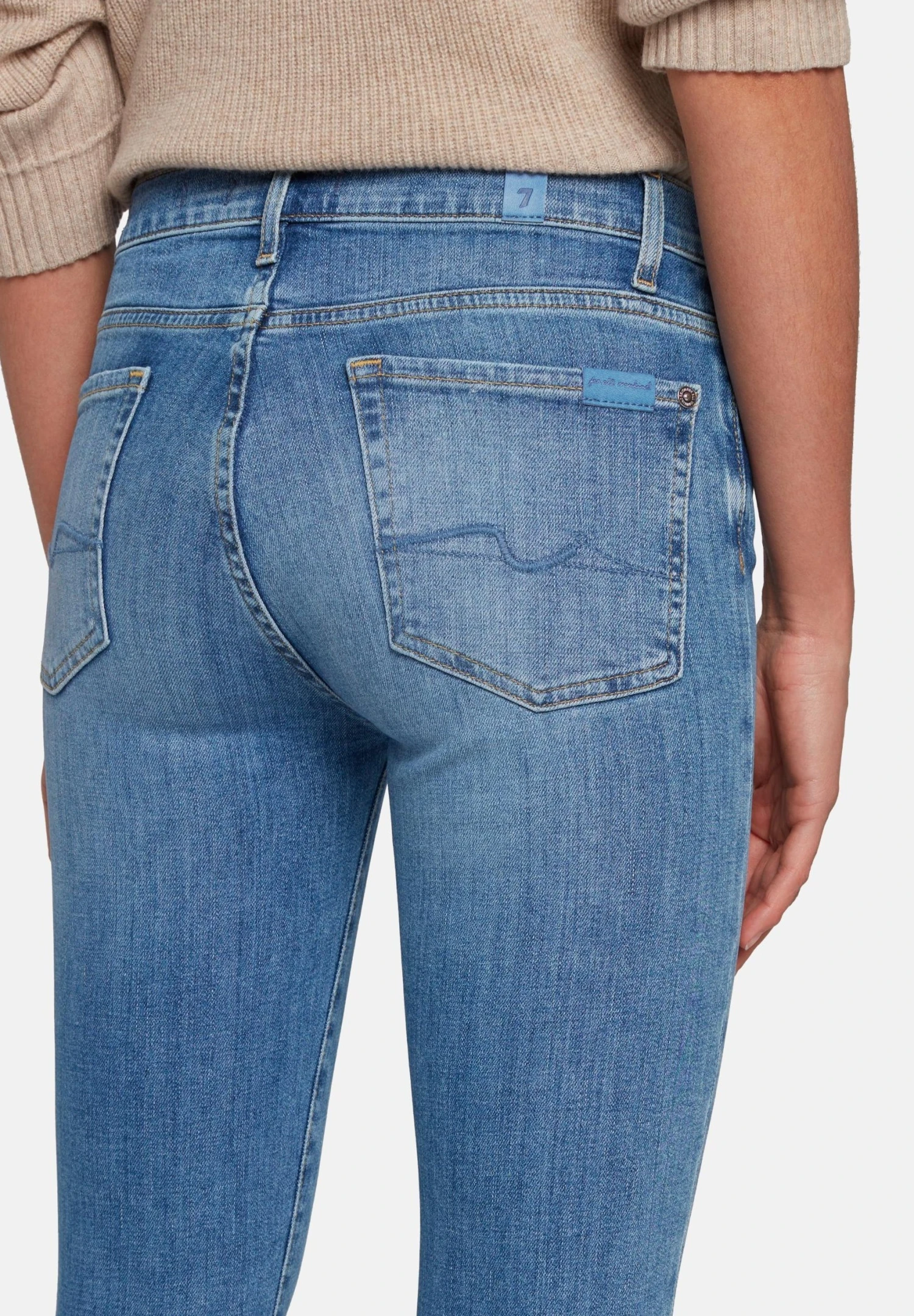 7 For All Mankind Illusion Within - Vaqueros Pitillo - Light Blue 5 7 For All Mankind Illusion Within - Vaqueros Pitillo - Light Blue - Imagen 5