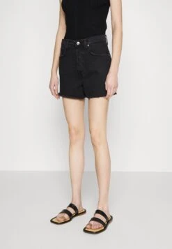 7 For All Mankind Easy Ruby Collide - Shorts Vaqueros - Black