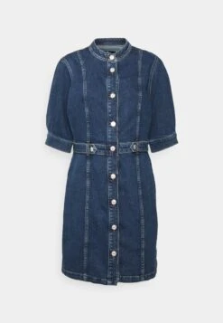 7 For All Mankind Marina Dress Cruise - Vestido Vaquero - Mid Blue -7 For All Mankind 283f0d9b8c384295b9bf3e0490c1f3fb