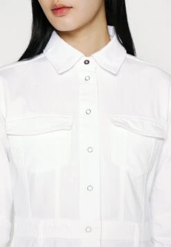 7 For All Mankind Luxe Dress Foam - Vestido De Tubo - White -7 For All Mankind 2b8fd70be3ff44a191ccabc751ccdb02