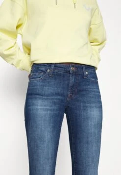 7 For All Mankind Pyper Illusion Force - Vaqueros Slim Fit - Dark Blue -7 For All Mankind 2eb7ab29f49d4a8cbd887c1176390d5f