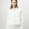 7 For All Mankind Modern Trucker - Chaqueta Vaquera - White