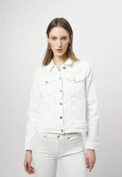 7 For All Mankind Modern Trucker - Chaqueta Vaquera - White