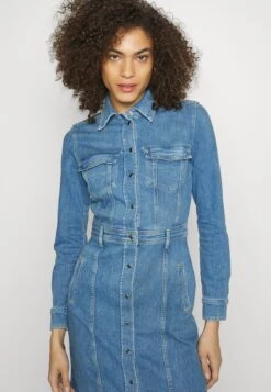 7 For All Mankind Vestido Vaquero - Light Blue -7 For All Mankind 381d6cb037074f22900d63787854e9a0