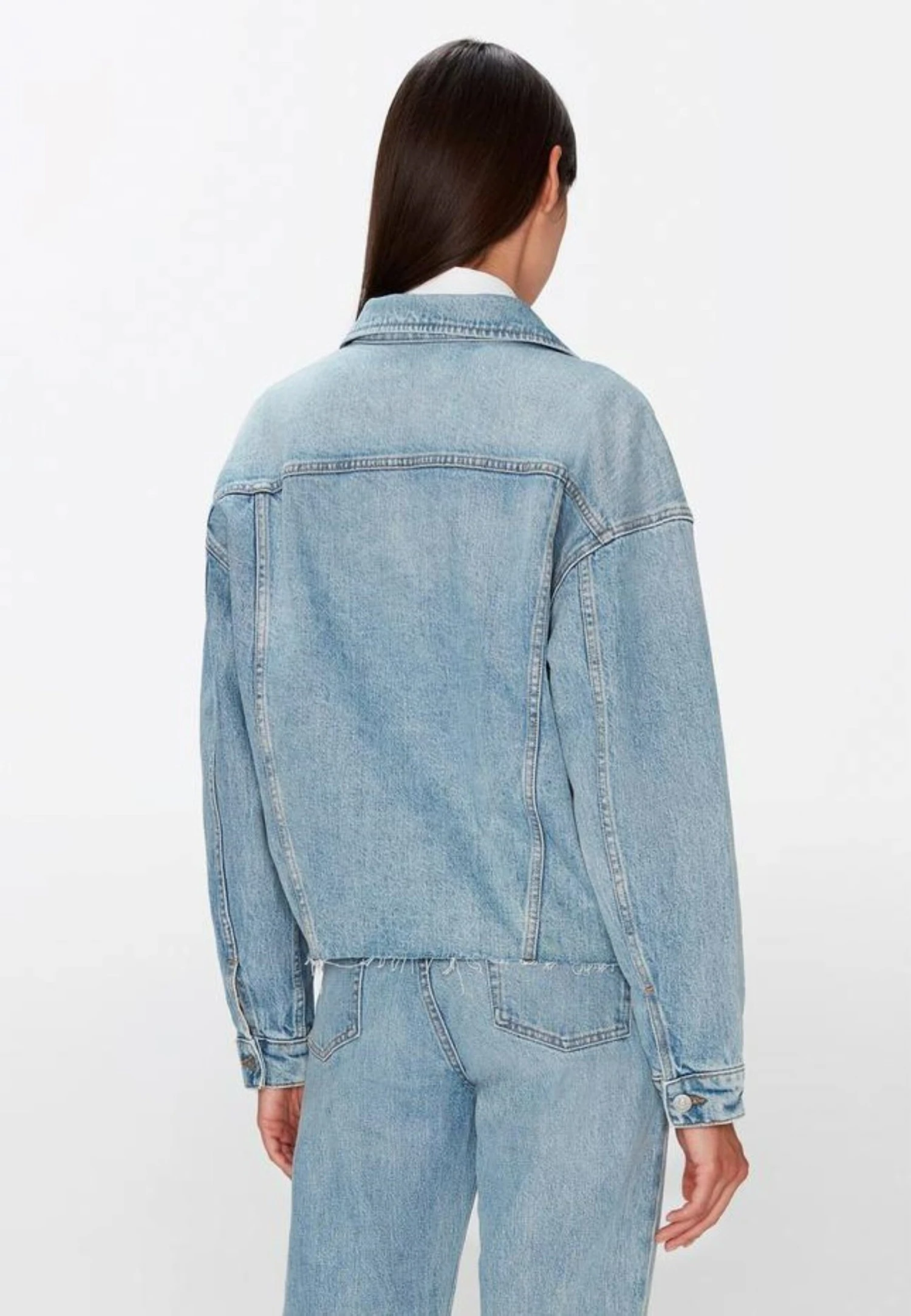 7 For All Mankind Chaqueta Vaquera - Light Blue 1 7 For All Mankind Chaqueta Vaquera - Light Blue