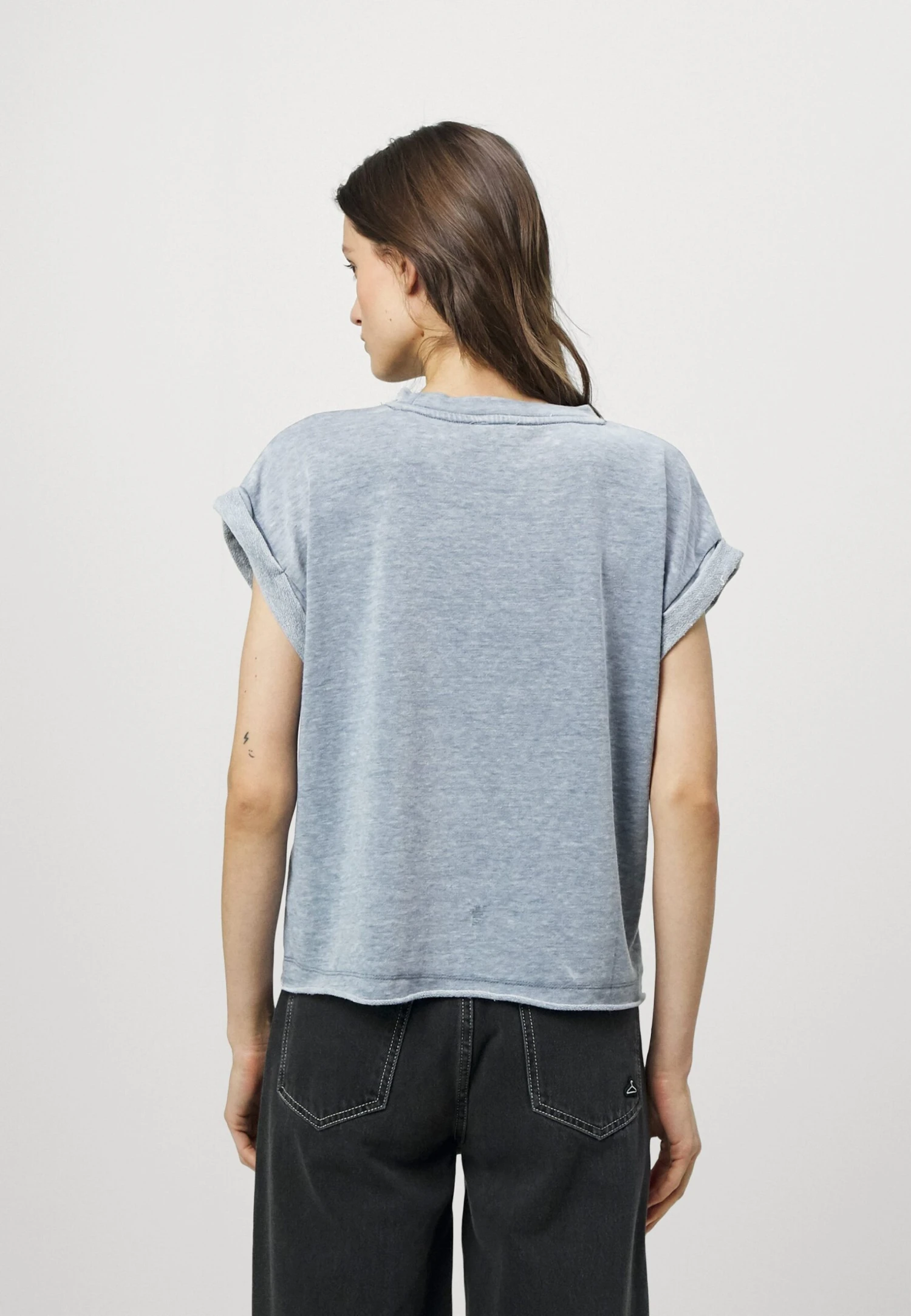 7 For All Mankind Camiseta Básica - Blue 3 7 For All Mankind Camiseta Básica - Blue - Imagen 3