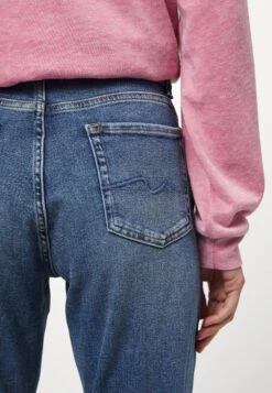 7 For All Mankind Josefina Luxe Vintage Impulse - Vaqueros Rectos - Mid Blue -7 For All Mankind 40b6e968855f4ffbaa2f729b8127323f