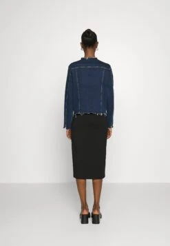 7 For All Mankind Koko Jacket Sliillopu - Chaqueta Vaquera - Dark Blue -7 For All Mankind 40da0f32648f4e968a084470eef2b181