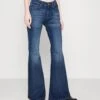 7 For All Mankind Karli Soho- Vaqueros Bootcut - Light Blue