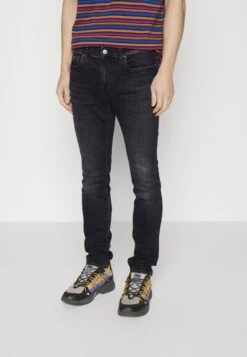 7 For All Mankind Paxtyn - Vaqueros Pitillo - Black