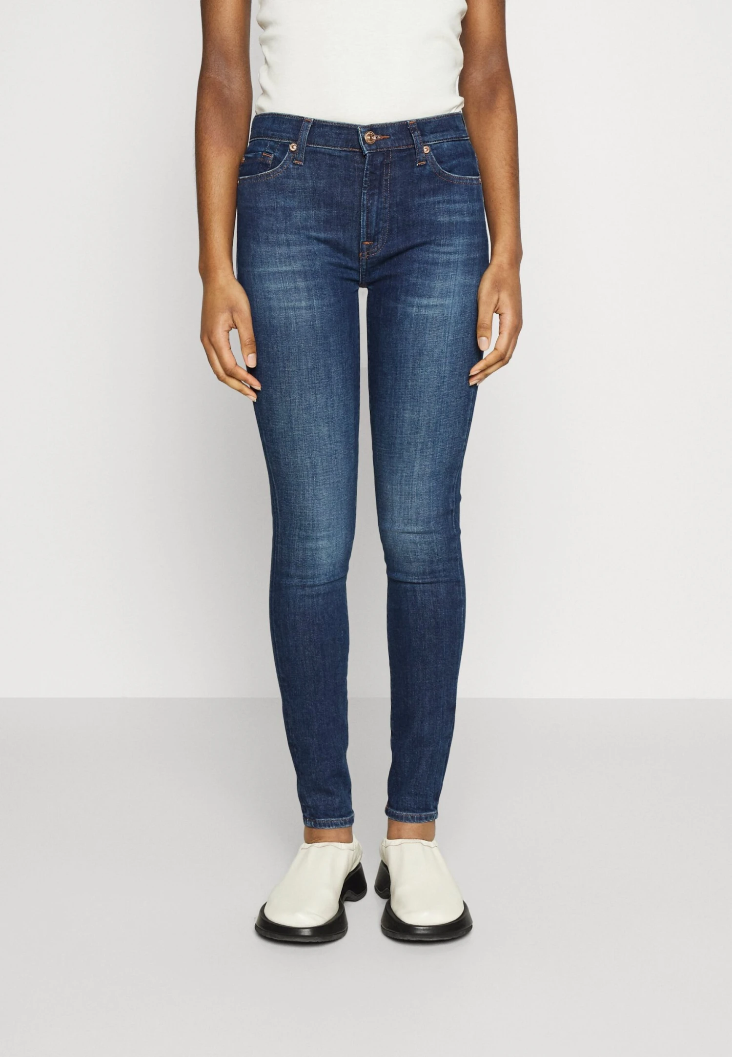 7 For All Mankind Slim Illusion Force - Vaqueros Pitillo - Dark Blue 1 7 For All Mankind Slim Illusion Force - Vaqueros Pitillo - Dark Blue