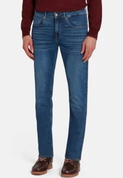 7 For All Mankind Strtektwi - Vaqueros Tapered - Mid Blue
