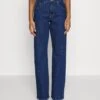 7 For All Mankind Tess Trouser Deep Dive - Vaqueros Rectos - Dark Blue
