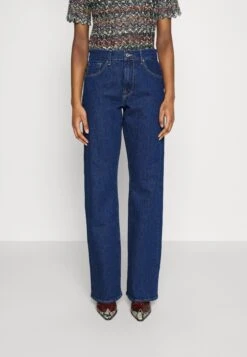 7 For All Mankind Tess Trouser Deep Dive - Vaqueros Rectos - Dark Blue
