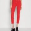 7 For All Mankind Roxanne Ankle Colored Stretch - Pantalones - Red