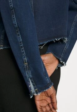 7 For All Mankind Koko Jacket Sliillopu - Chaqueta Vaquera - Dark Blue -7 For All Mankind 5224f94c8ee9431ea11cc9f45fa85406