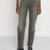 7 For All Mankind Ellie Straight Luxvincou - Vaqueros Rectos - Black