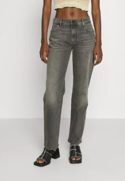 7 For All Mankind Ellie Straight Luxvincou - Vaqueros Rectos - Black