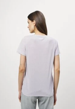 7 For All Mankind Liv Crewneck- Camiseta Básica - Violet -7 For All Mankind 64c9339fe4a54382825db51a9bedd66f