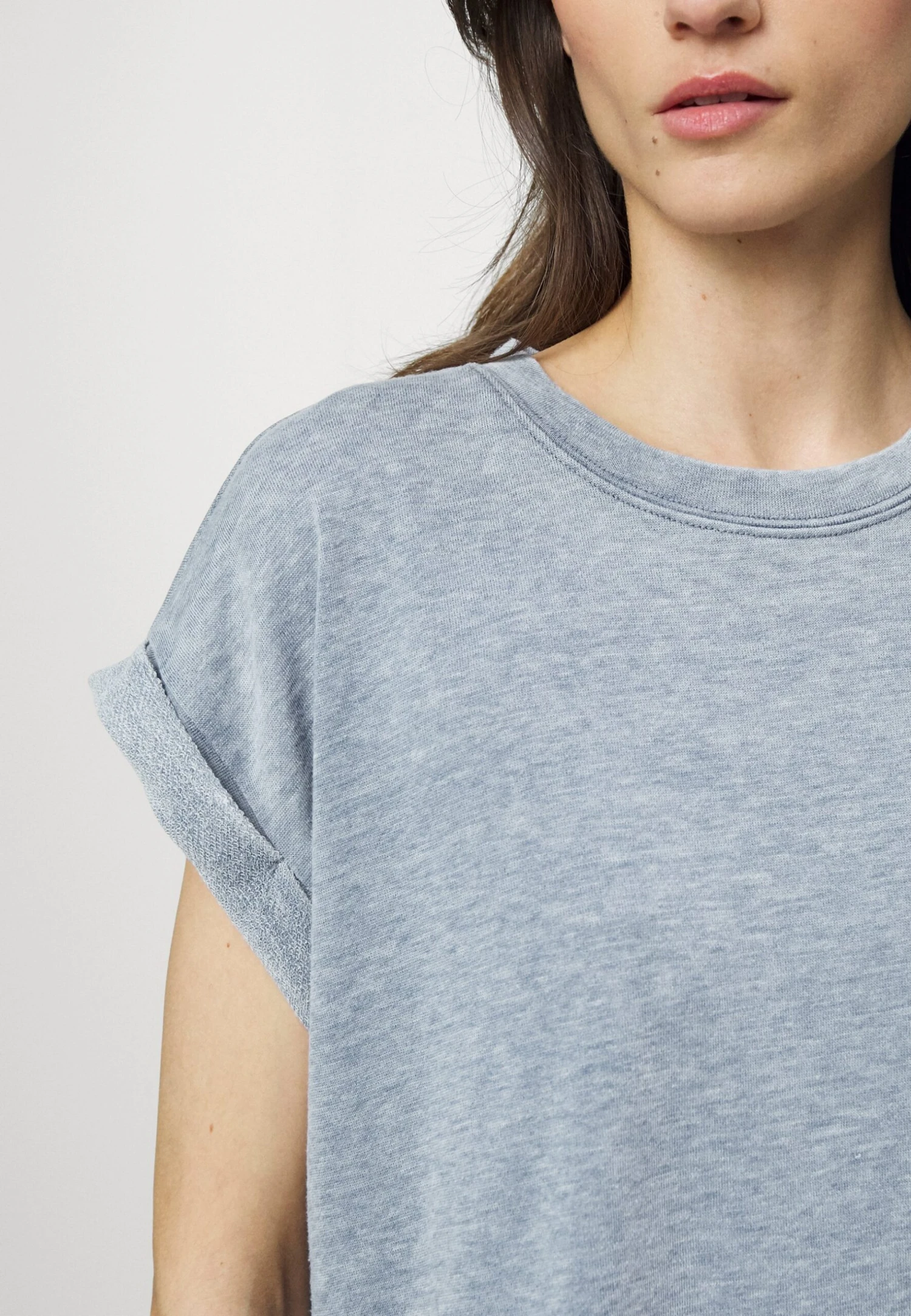 7 For All Mankind Camiseta Básica - Blue 6 7 For All Mankind Camiseta Básica - Blue - Imagen 6