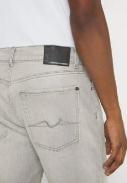 7 For All Mankind Straight Babble - Shorts Vaqueros - Grey -7 For All Mankind 70962a452b884019a683ee5556477a35