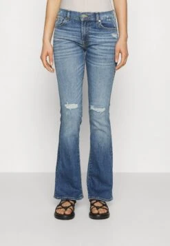 7 For All Mankind Bootcut Tailorless Engage - Vaqueros Bootcut - Blue Denim