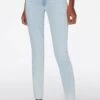 7 For All Mankind HwSliillyoucho - Vaqueros Pitillo - Light Blue